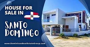 GREAT HOUSE FOR SALE IN SANTO DOMINGO - SINGLE FAMILY HOME IN GATED COMMUNITY IN DOMINICAN REPUBLIC