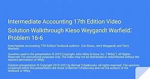 Wiley Intermediate Accounting 17th Edition Solution Walkthrough Problem 16-6 Basic EPS Multi-Year
