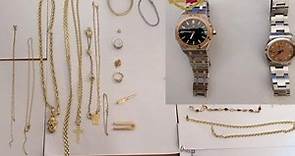 Milano, denaro, gioielli e orologi di lusso: il tesoro (rubato) di Walter Braidic