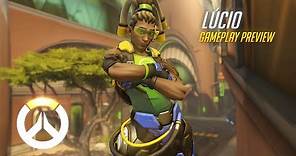Lúcio Gameplay Preview | Overwatch | 1080p HD, 60 FPS