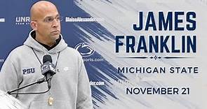 James Franklin discusses the search for a new Penn State Offensive Coordinator