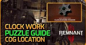Where to find missing clock tower cog location - Remnant 2