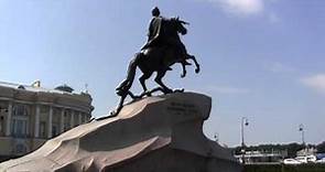 The Bronze Horseman statue St Petersburg.mov