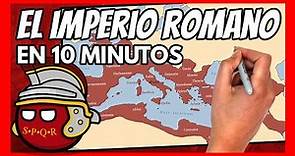 ✅ El IMPERIO ROMANO en 10 minutos | Resumen de la historia de la ANTIGUA ROMA
