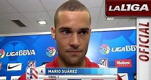 Entrevista a Mario Suárez tras el Atlético de Madrid (2-1) Celta de Vigo - HD