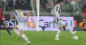 Mirko Vučinić amazing goal 2-2 Juventus vs Milan - (Coppa Italia ,20 -3-2012)