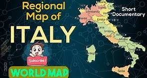 Regions of Italy, Political Map of Italy, Italian Map, Easy to Learn Italian Regions, Italy Map