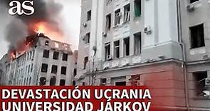 Más devastación en UCRANIA: vean cómo quedó este objeto de la Universidad de JÁRKOV | Diario AS