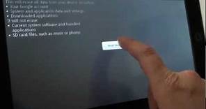 How to do Factory Reset on Android Tablet