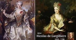 Artist Nicolas de Largilliere (1656 - 1746) French Painter and Draughtsman
