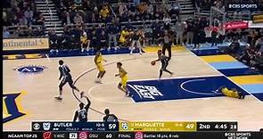Marquette's Sean Jones helped off with apparent knee injury
