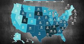 Animated map shows the most religious states in America
