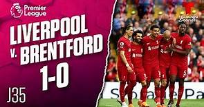 Highlights & Goals | Liverpool v. Brentford 1-0 | Premier League | Telemundo Deportes