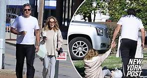 Kathie Lee Gifford stumbles as she’s seen with beau Richard Spitz for first time