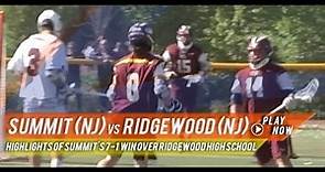Summit (NJ) vs Ridgewood NJ | 2015 High School Highlights