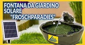 Fontana da giardino solare Froschparadies - Italiano