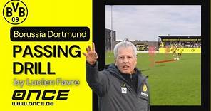 Borussia Dortmund - passing drill by Lucien Favre