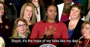 Michelle Obama: Last Official Speech as First Lady