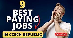 9 BEST PAYING JOBS in the Czech Republic - You'll be Surprised!