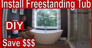 How to Install a Freestanding Tub