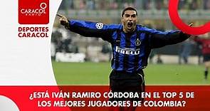 ¿Está Iván Ramiro Córdoba en el top 5 de los mejores jugadores en la historia de Colombia?