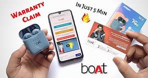 Boat Earphones warranty Claim...in 5 Minutes || Boat Products Warranty claim