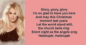 Hallelujah by Carrie Underwood feat John Legend (Lyric Video)