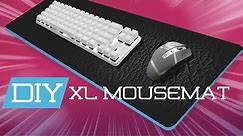 Make Your Own XL Mouse Mat | DIY Leather Mousemat Tutorial