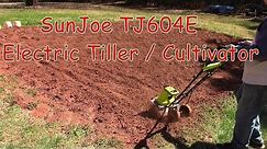 Backyard Garden Tilling with An Electric Tiller -- SunJoe TJ604E
