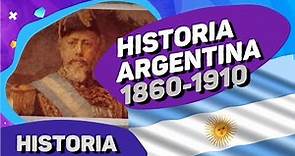 Historia Argentina 1860 - 1910 (Linea del Tiempo)