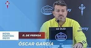 Rueda de prensa: Óscar García