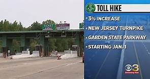 3% toll hike coming to NJ Turnpike, Garden State Parkway