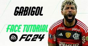 EA FC 24 - GABRIEL BARBOSA FACE TUTORIAL + STATS [FLAMENGO].