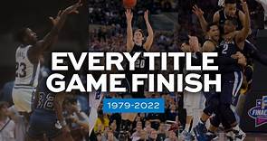 Final seconds from every March Madness men’s title game since 1979