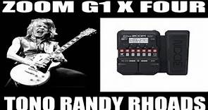 ▶️ Patch tono Randy Rhoads ZOOM G1 X FOUR #Patchrandyrhoads