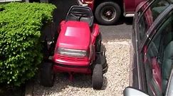 A double free lawn tractor Saturday morning!