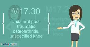 ICD-10 Codes for Osteoarthritis of the Knee