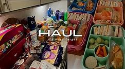 REALISTIC LARGE FAMILY GROCERY HAUL and household restock| Walmart and target