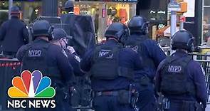 Police Investigating Times Square Shooting After Suspect Caught On Surveillance Video | NBC News