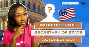 What Does The Secretary Of State Do? | Roles & History