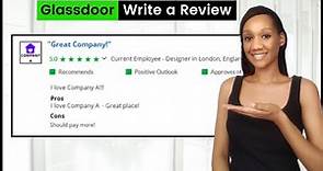Glassdoor | Write a review