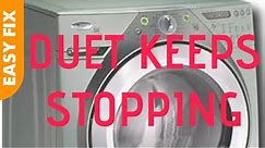 ✨ WHIRLPOOL DUET WASHER STOPS MID-CYCLE - EASY DIY FIX ✨