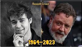 Russell Crowe before and now
