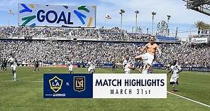 HIGHLIGHTS: LA Galaxy v. LAFC | March 31, 2018