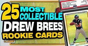 Top 25 Drew Brees Rookie Cards - Start investing today! Gem mint Sports cards