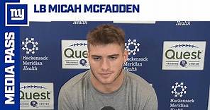 Micah McFadden 'We have to continue to battle' | New York Giants
