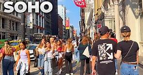 NYC Walk : Soho, Manhattan on a Saturday Afternoon in September 2022