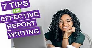 report writing format 7 tips and how to write an effective report