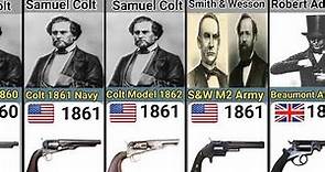 Top Revolver Evolution 1814 to 1900 | Revolver Model and Their Inventors part 1 #revolver #evolution