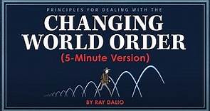 Principles for Dealing with the Changing World Order (5-minute Version) by Ray Dalio